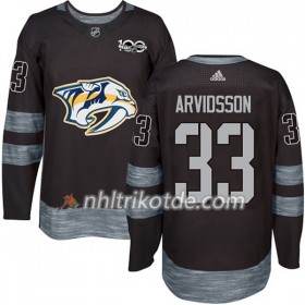 Nashville Predators Trikot Viktor Arvidsson 33 1917-2017 100th Anniversary Adidas Schwarz Authentic - Herren
